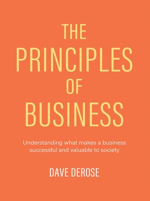 The Principles of Business - ebook